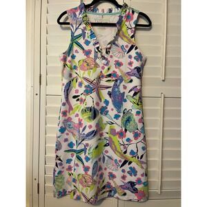 AnaClare Rebecca Ruffle sheath dress size M NWOT